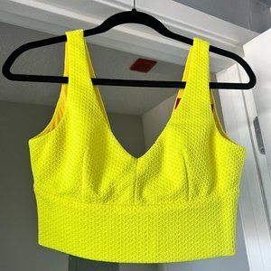 Neon Yellow Crop Top